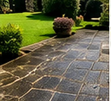 Illustration de terrasse avant nettoyage